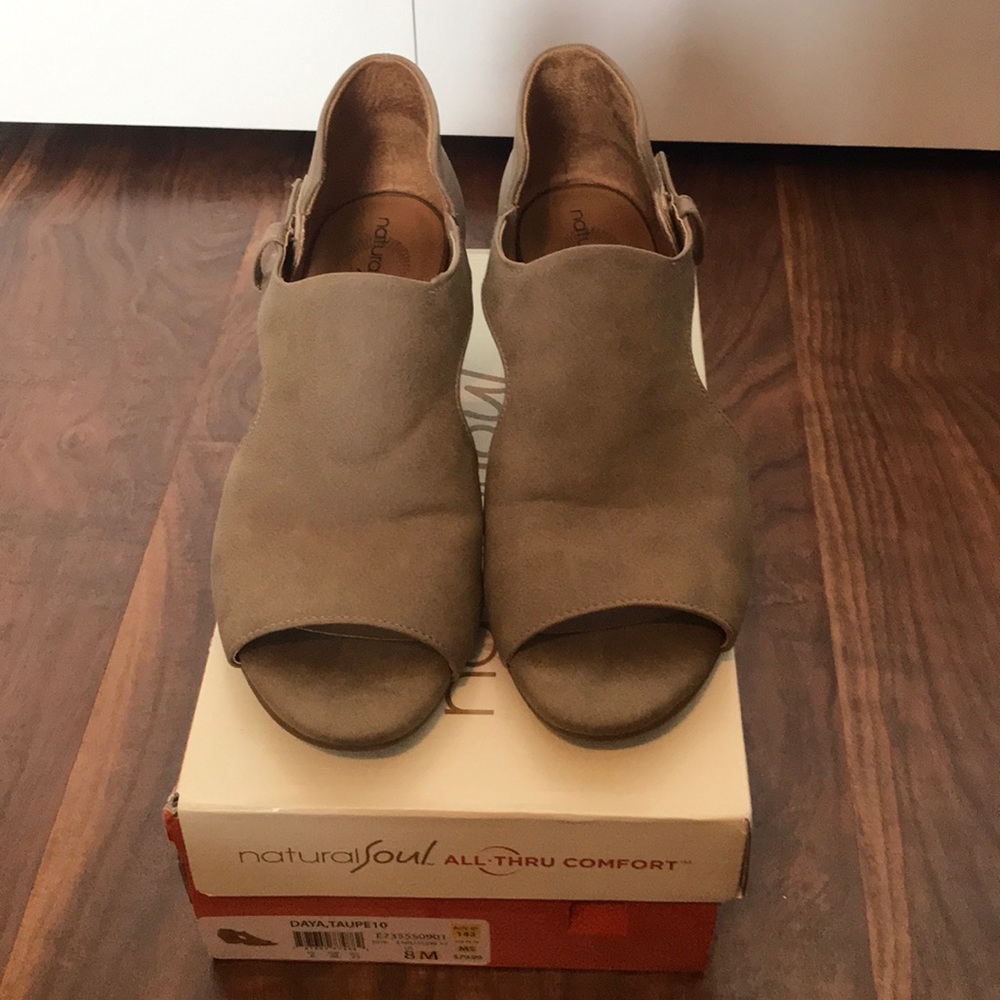 Taupe sandals